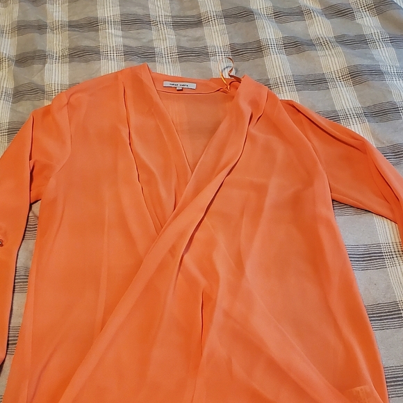 Naked zebra orange blouse - Picture 5 of 8